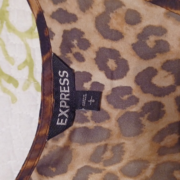 COPY - Express Leopard print ladies L - Picture 3 of 4